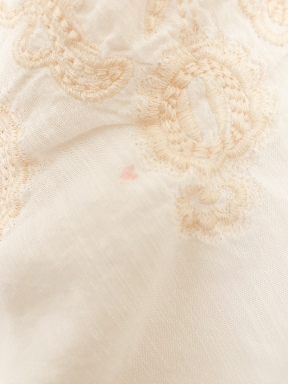 KNOX ROSE White Embroidered Midi Dress | 100% Cotton Boho Prairie Dress - Picture 6 of 8